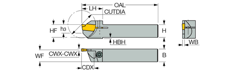 ISCAR TOOL HOLDER 10MM