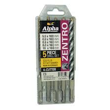 MASONARY DRILL SET (5,6,6.5,8,10)ALPHA SDS ZETRO