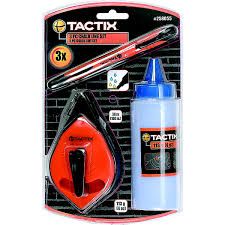 CHALK LINE KIT SET 3PC''TACTIX''