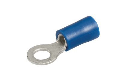 ELEC.TERMINAL RING BLUE 4.3mm
