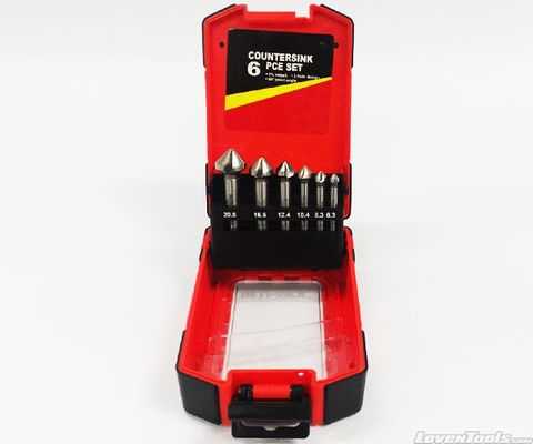 BLU-MOL 6 PC COUNTERSINK SET 90 DEG