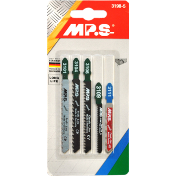 JIGSAW BLADES EUROSHANK ASSRT.PKT5 MPS