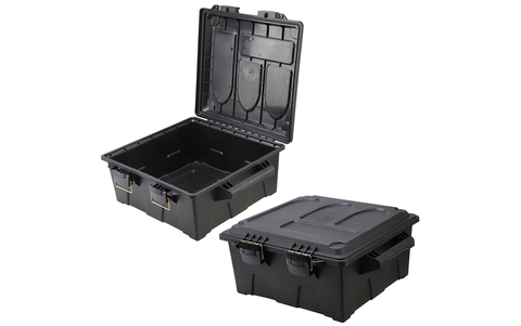 WOODBUILT UTILITY FIELD BOX BLACK LARGE SQ 26.5L