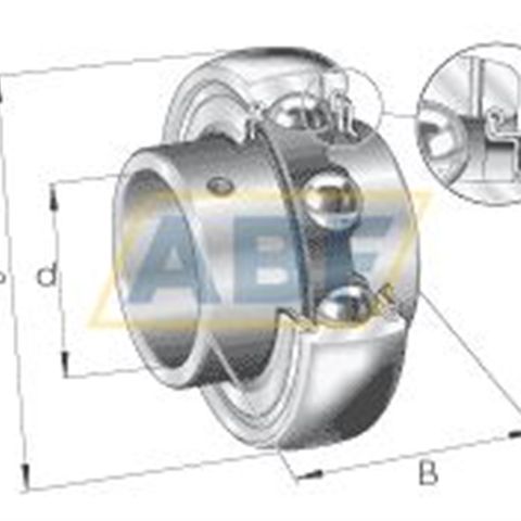 TRANSMISSION BEARING 1-1/2'' ''FAG'' UC STYLE