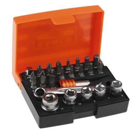 BAHCO BIT SET WITH BIT RATCHET