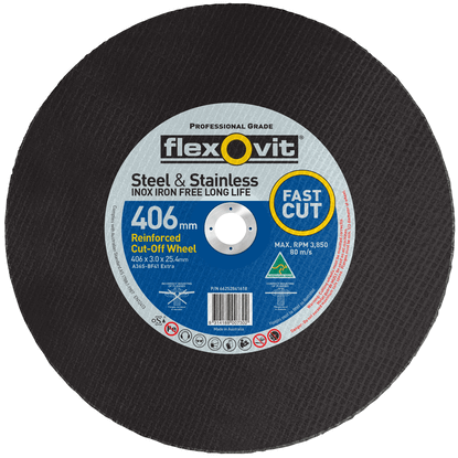 FLEXOVIT CUT OFF 400X3.0X25.4 3850RPM