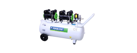 TOOLINE AC30100OL 100L OILLESS COMPRESSOR