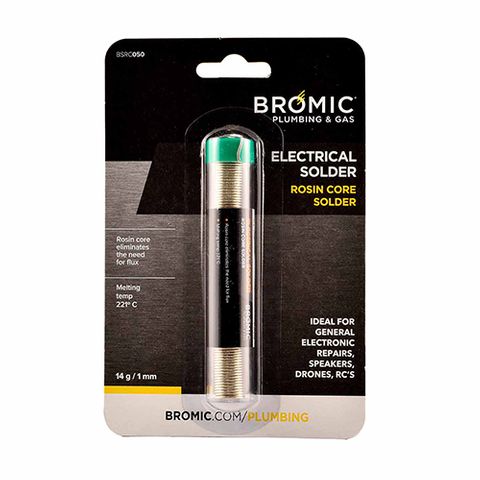 BROMIC SOLDER ROSIN CORE 14G (0.5OZ) 1.0MM