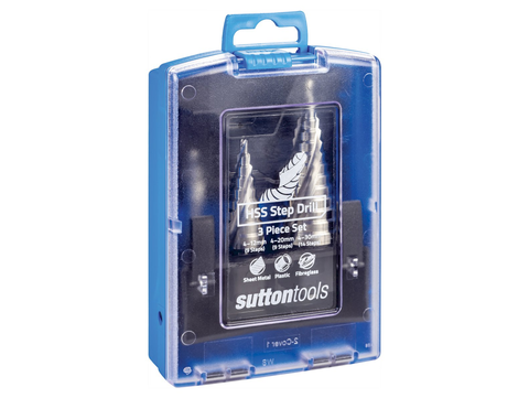 SUTTON 3 PCE STEP DRILL SET