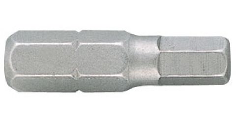 KING TONY S/DRIVER BIT HEX HEAD 4MM X 25