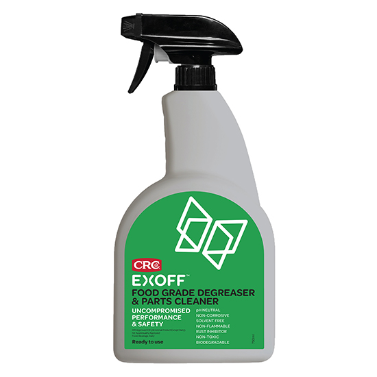 CRC EXOFF FOOD GRADE DRGREASER/CLEANER SPRAY BOTTLE 750ml HSR002530