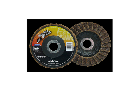 BEAR TEX FLAP DISC 127 X 22 COARSE BROWN