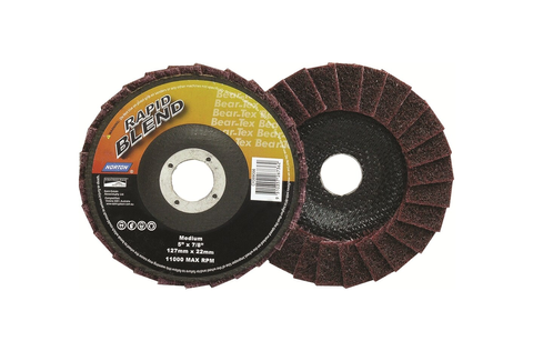 BEAR TEX FLAP DISC 127 X 22 MAROON MEDIUM