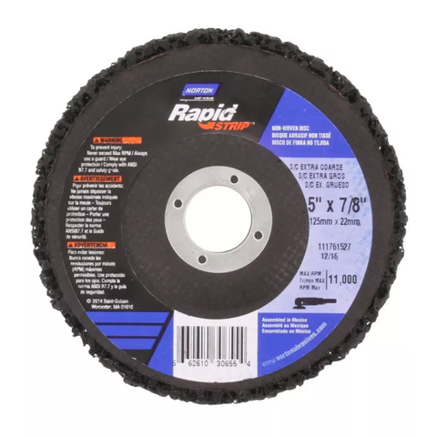 RAPID STRIP - SILICON CARBIDE - DEPRESSED CENTRE (BLACK)