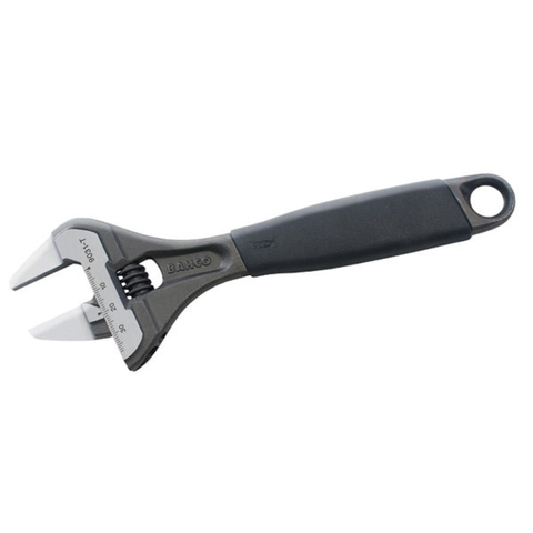 BAHCO ADJ WRENCH THIN JAW