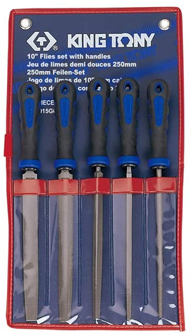 KING TONY FILE SET 5PC 10'' 2ND CUT