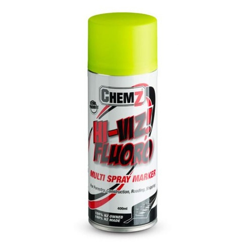 PAINT MARK-IT HI-VIZ FLUORO YELLOW 400ml ''CHEMZ'' - HSR002515