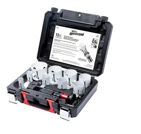 BLU-MOL XTREME QUICKCORE HOLESAW KIT 13 PC ELECTRICAL...