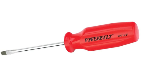 POWERBUILT S/DRIVER SLOT. 1/4 100mm