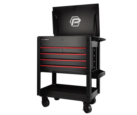 POWERBUILT 5 DRAWER ROLLING TOOL BOX SERVICE CART