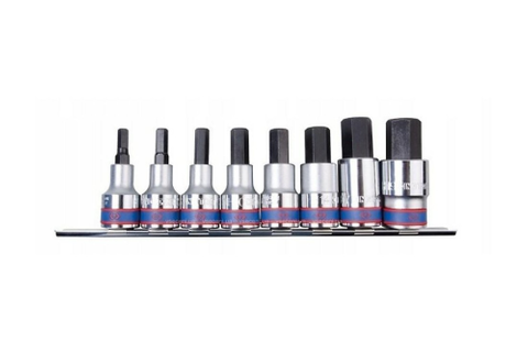 KING TONY 8 PC 1/2"DR BIT SOCKET SET