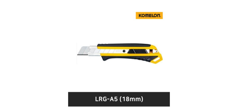 KOMELON SNAP OFF KNIFE ERGONOMIC N/SLIP GRIP 18mm - AUTO LOCK