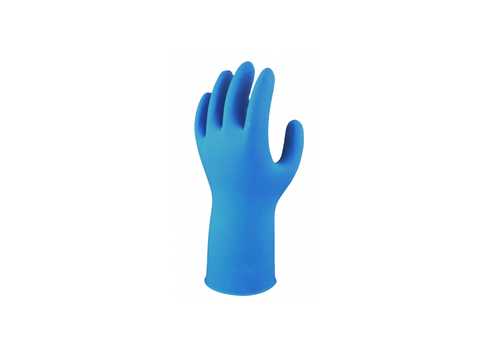 H.D BLUE LATEX DISP GLOVE 50PK