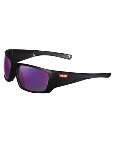 TOKYO SAFETY GLASSES MATT BLACK LILAC MIRROR LENS