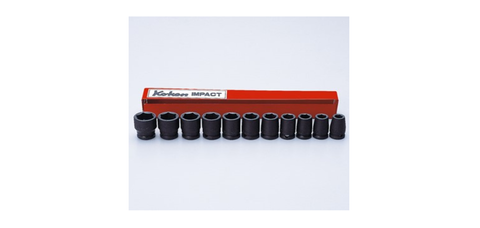 KOKEN 13241M IMPACT SOCKET SET 11PC 3/8"DR 9-19MM