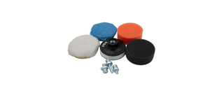 JOSCO 76mm Hook & Loop Polishing Pad Set - 8 Piece JP0060