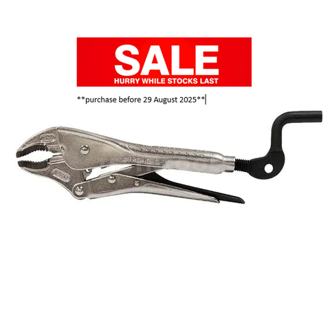 STRONGHAND C-JAW PLIER,180mm,CRANK HANDLE