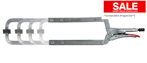 STRONGHAND ADJ REACH C CLAMP THRT350-510