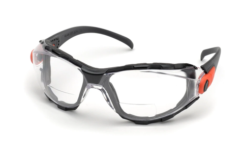 ELVEX SAFETY GLASSES CLEAR DIOP 2.5