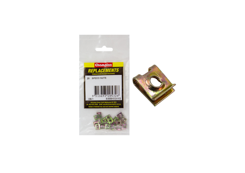 CHAMPION 8G X13/32IN X11/32IN CAPTIVE U-TYPE SPEED NUT