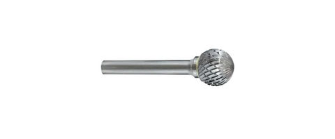 HOLEMAKER CARBIDE BURR 5/8INX1/4IN BALL SHAPE DC
