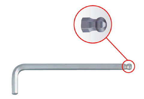 KING TONY LONG BALL POINT HEX KEY 4MM