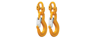 ITM SAFETY CHAIN HOOK SET 8MM COMPONENTS - 4000KG