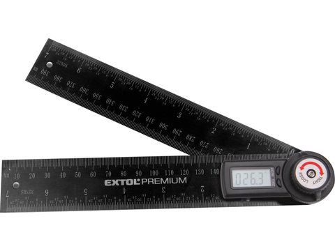 EXTOL PREMIUM DIGITAL ANGLE RULER 200MM