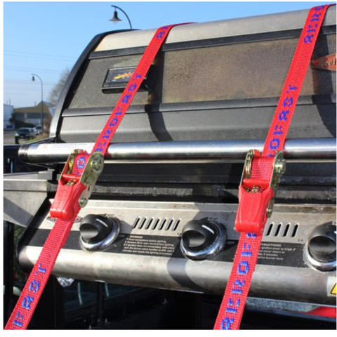 AEROFAST RATCHET TIEDOWNS 4MtrX25mm 3 PACK