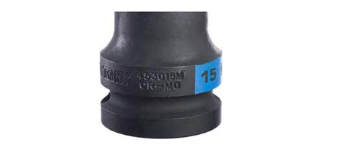 KING TONY 1/2DR 12PT 15MM IMPACT SOCKET