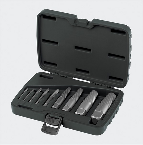 TOLEDO SCREW EXTRACTOR SET - HEAVY DUTY 9 PC