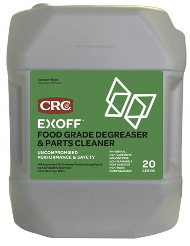 CRC EXOFF F/GRADE DEGREASE &PARTS CLEANER 20LTR
