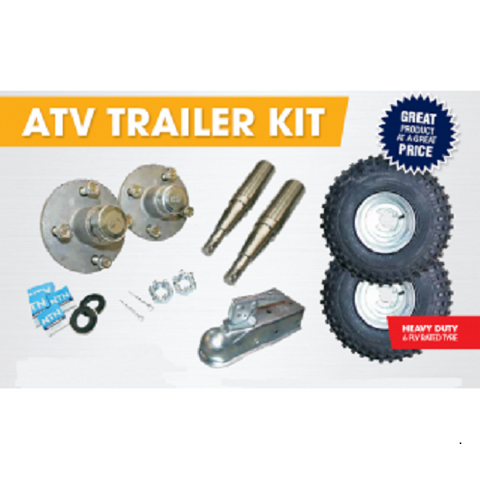 TRAILER KIT 1000KgSTUBS ETC +WHEELS/TYRES,COUPLING