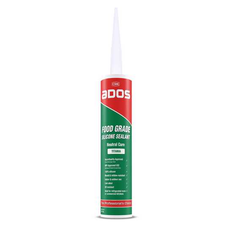 ADOS FOOD GRADE SILICONE SEALANT 300G TITANIA