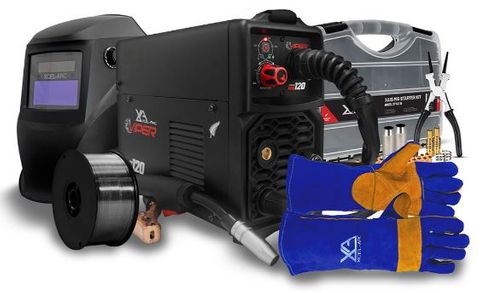 XCEL ARC VIPER MIG 120 SYNERGIC MIG WELDER - **BUNDLED KIT**