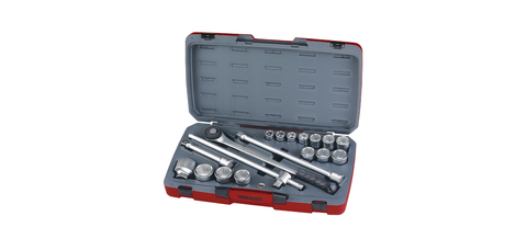 TENG 18PC 3/4IN DR. METRIC REG. SOCKET SET 6PNT