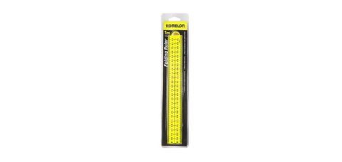 KOMELON 1MTR FOLDING RULER HIGH-VIZ