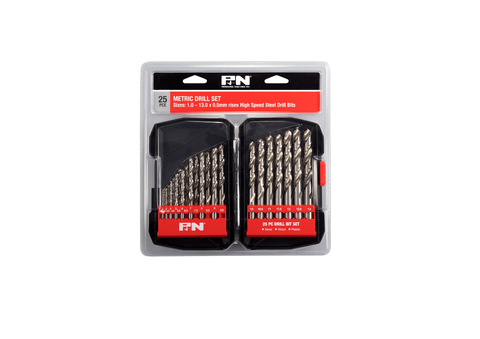P&N 25PCE METRIC DRILL SET 1.0-13.0mm