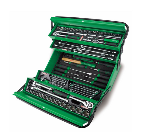 TOPTUL TOOL CHEST 94 PCE GREEN