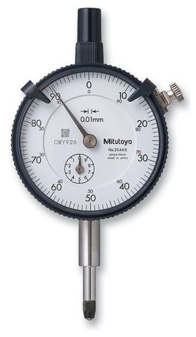 MITUTOYO DIAL INDICATOR 10mmX0.01mm,LUG BACK